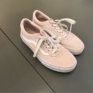 Vans Low-Top Canvas Sneakers in Light Pink